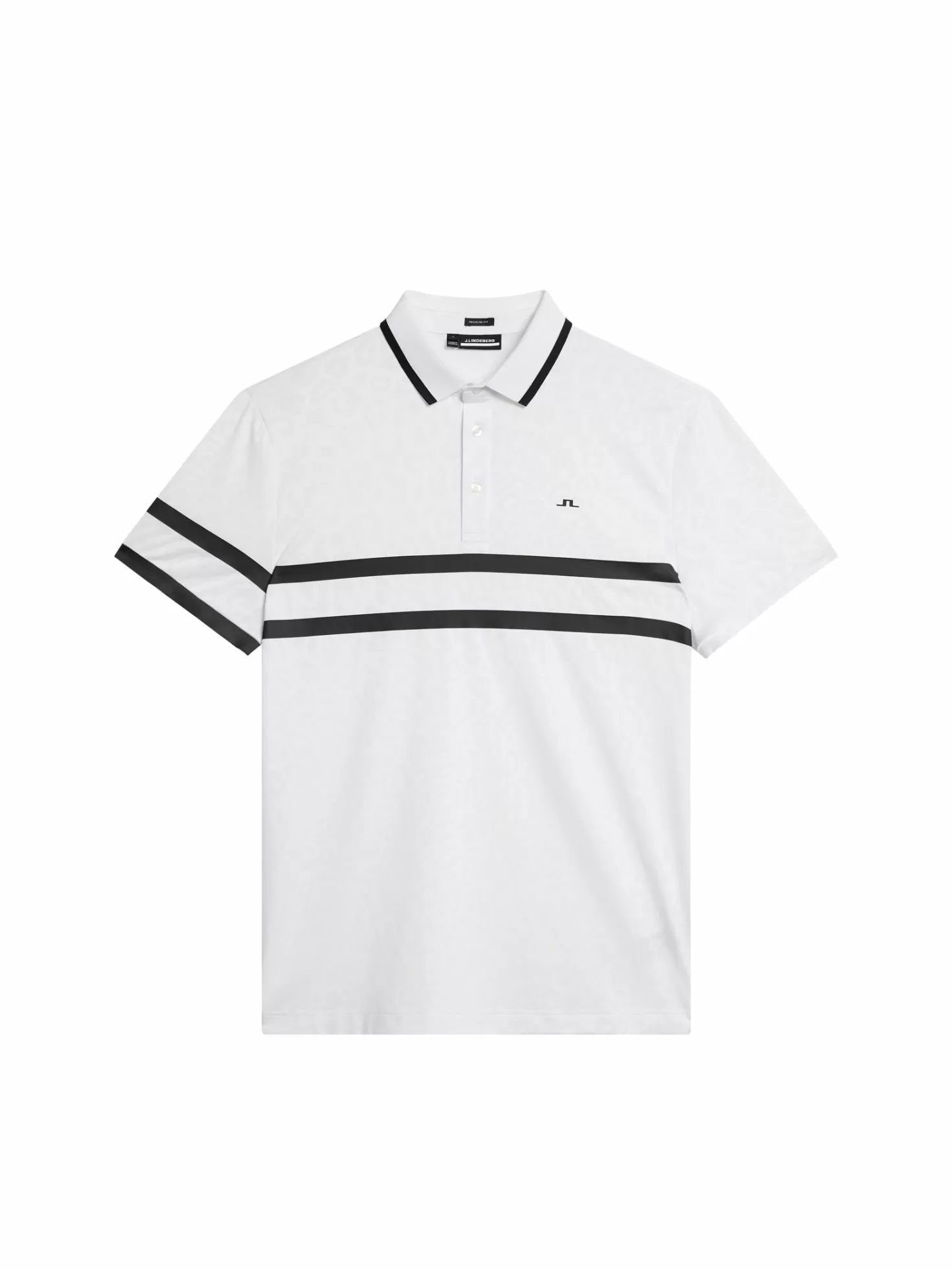 Polotröjor<J.Lindeberg Boswell Regular Jacquard Polo Black