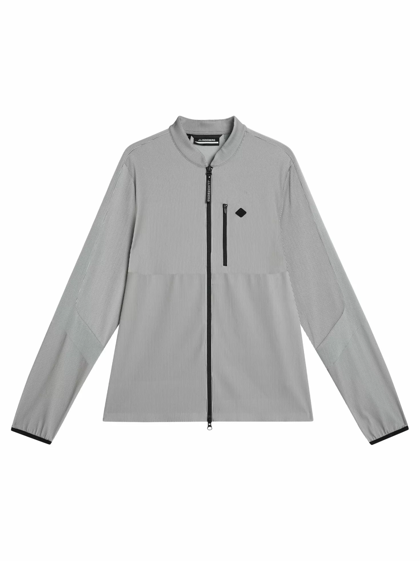 Bas- och mellanlager<J.Lindeberg Sneaky Full Zip Midlayer Grey Melange